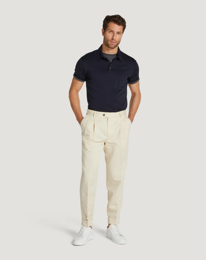 Pantaloni Torino T-shirt polo in jersey Sottocosto
