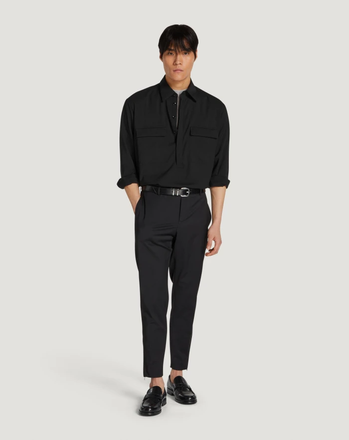 Pantaloni Torino Camicia in lana Presa