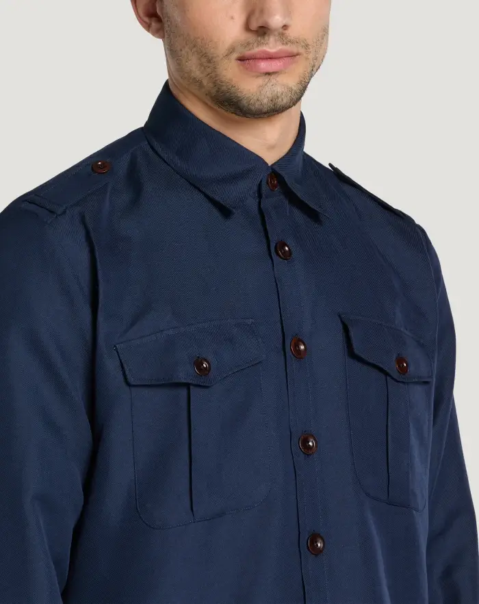 Pantaloni Torino Camicia in twill Economico