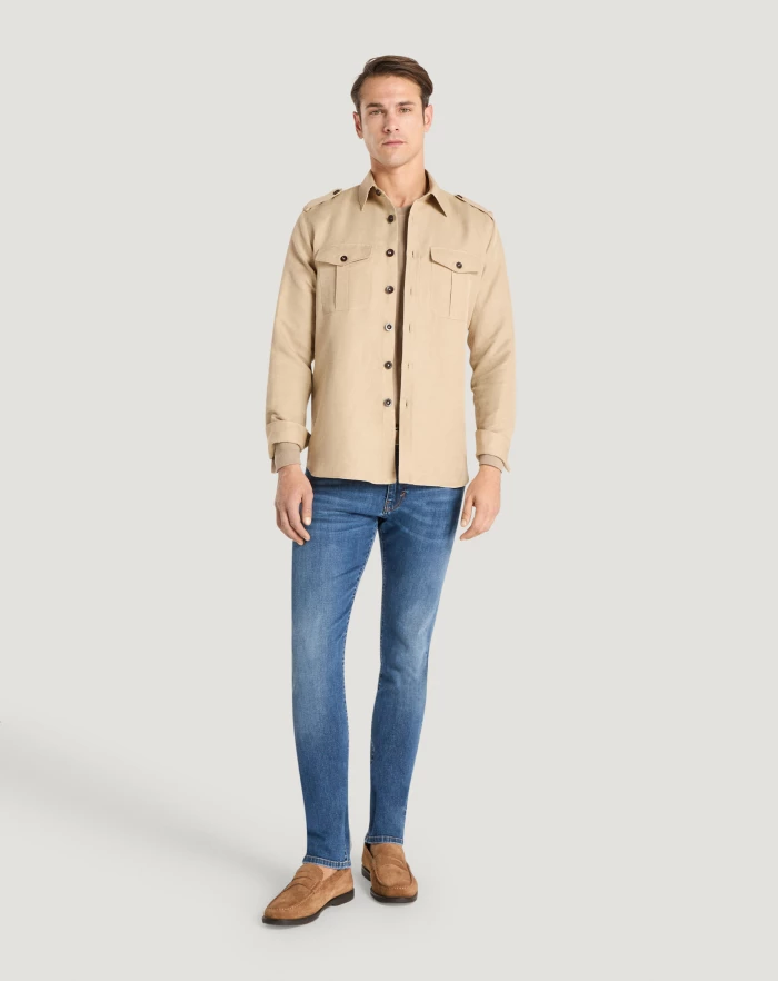 Pantaloni Torino Camicia in twill Outlet