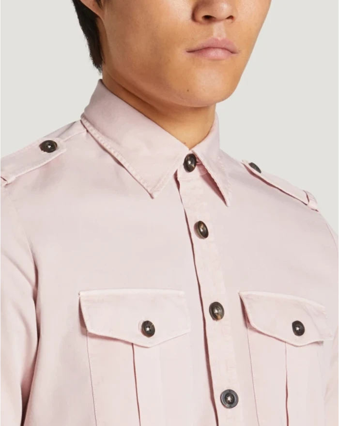 Pantaloni Torino Camicia in gabardina di cotone In Vendita