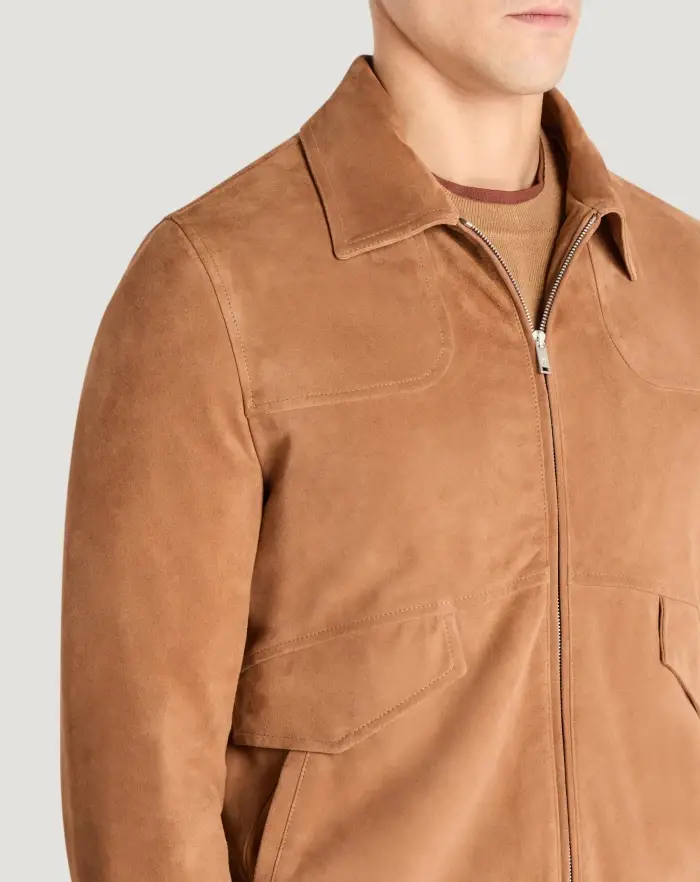 Pantaloni Torino Bomber in suede Hotsell