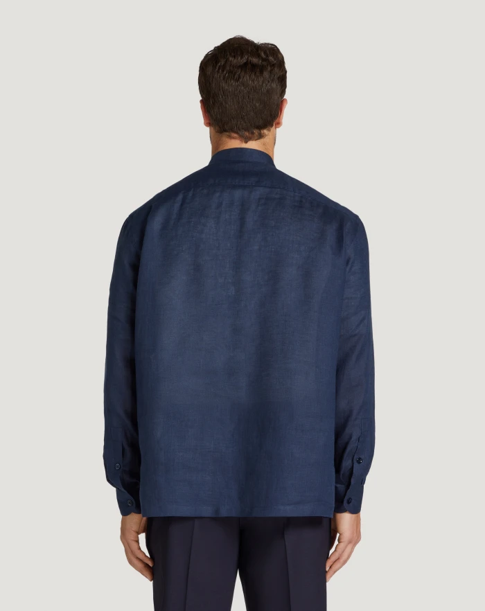 Pantaloni Torino Camicia in lino Saldi Di Fabbrica