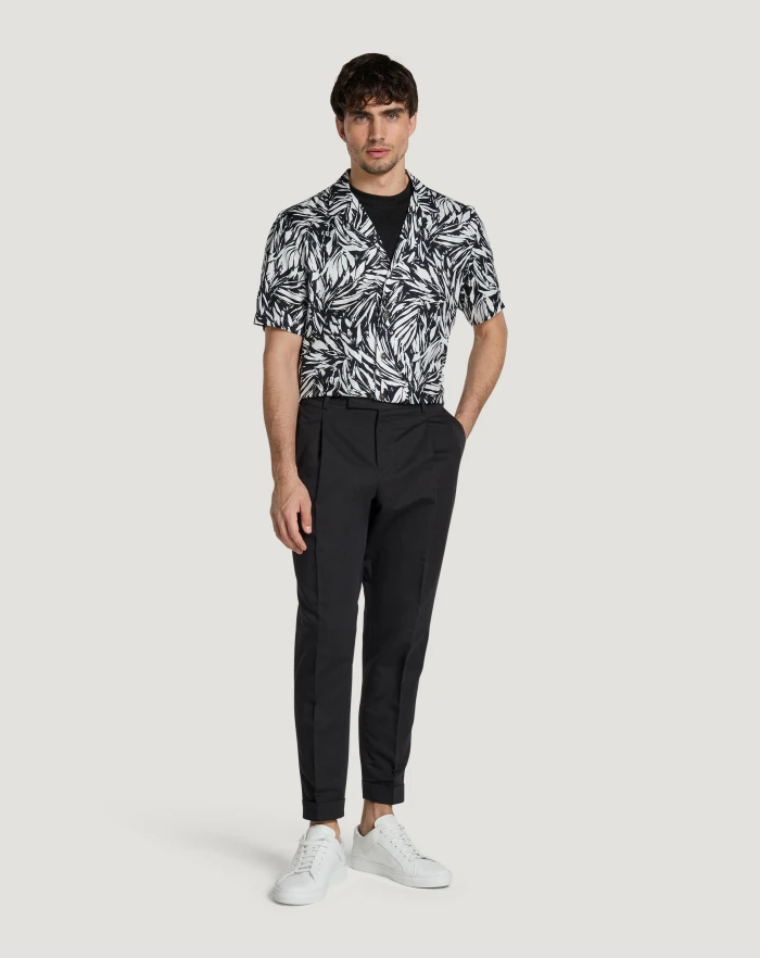 Pantaloni Torino Camicia in twill In Saldo