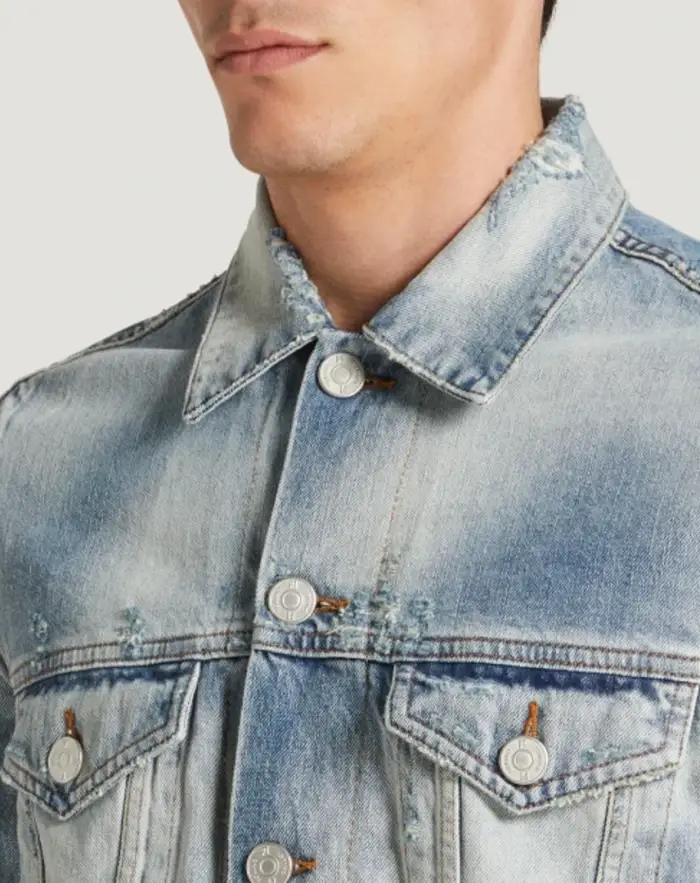 Pantaloni Torino Giacca in denim con ricamo 2025