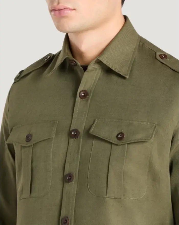 Pantaloni Torino Camicia in twill Italy