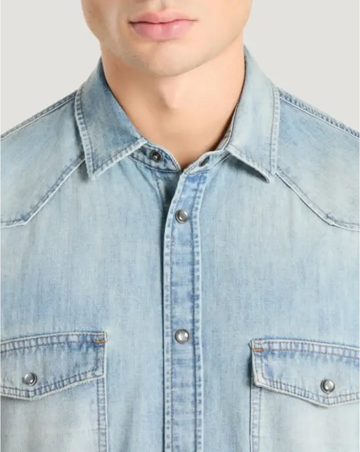 Pantaloni Torino Camicia in denim Acquista Ora