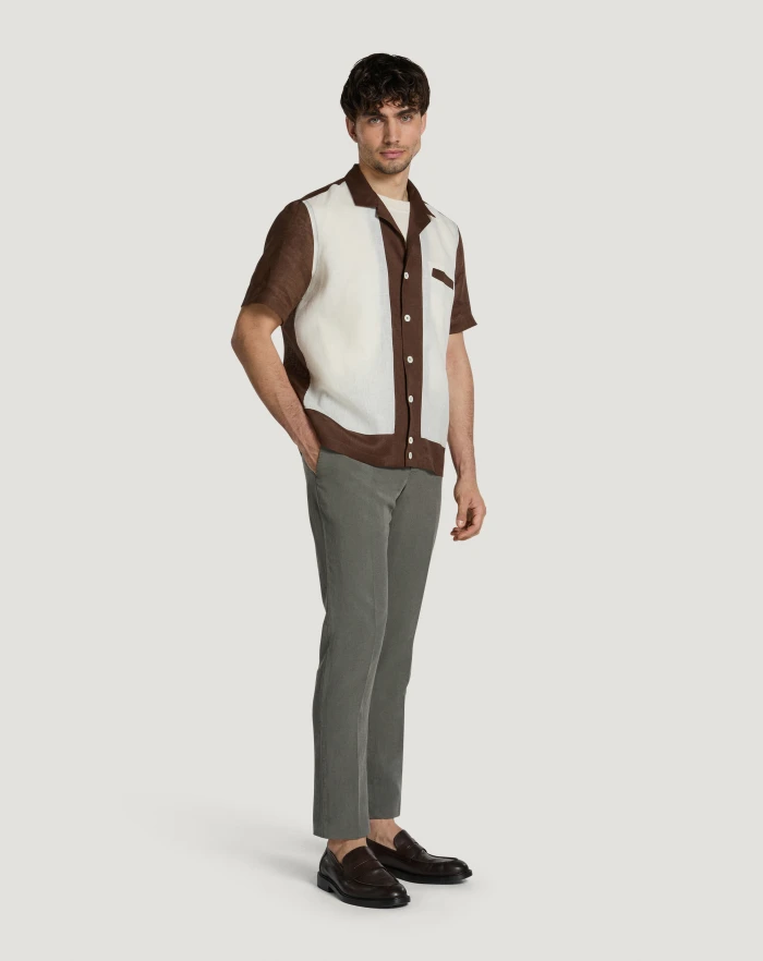 Pantaloni Torino Camicia in lino Hotsell