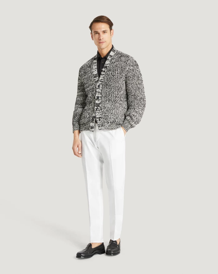 Pantaloni Torino Cardigan in cotone bio Vendita Calda