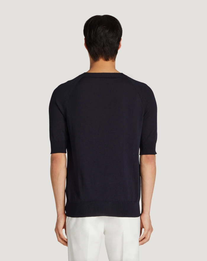 Pantaloni Torino Maglia in cotone e viscosa In Saldo