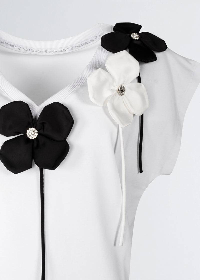 Paola T. T-Shirt in cotone stretch Vendita