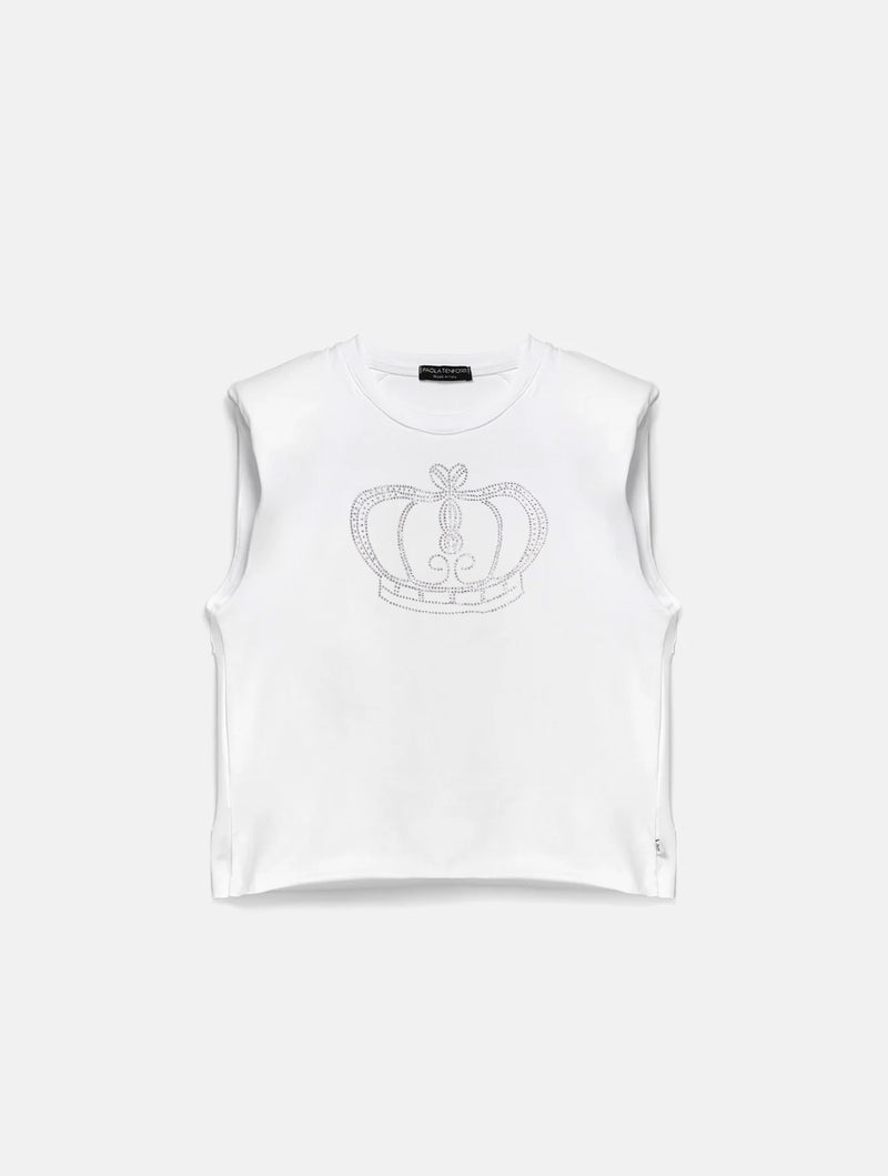 Paola T. T-shirt smanicata Queen Shopping Online