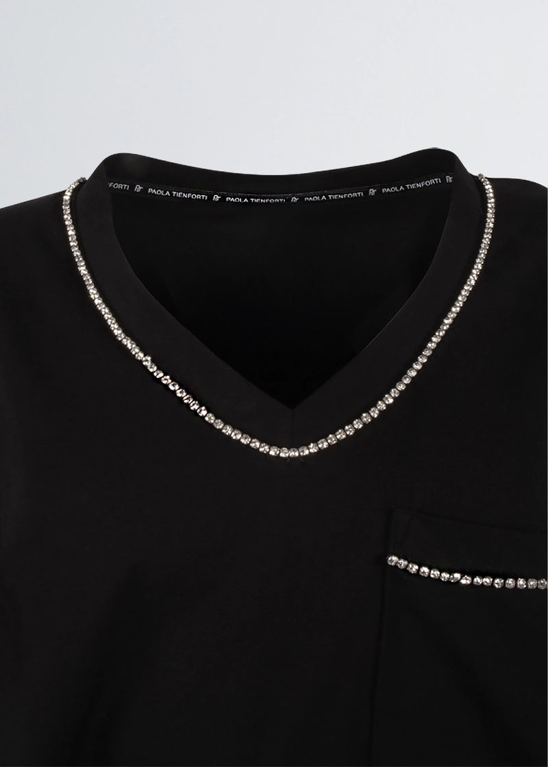 Paola T. T-Shirt in cotone stretch Prezzo Ridotto
