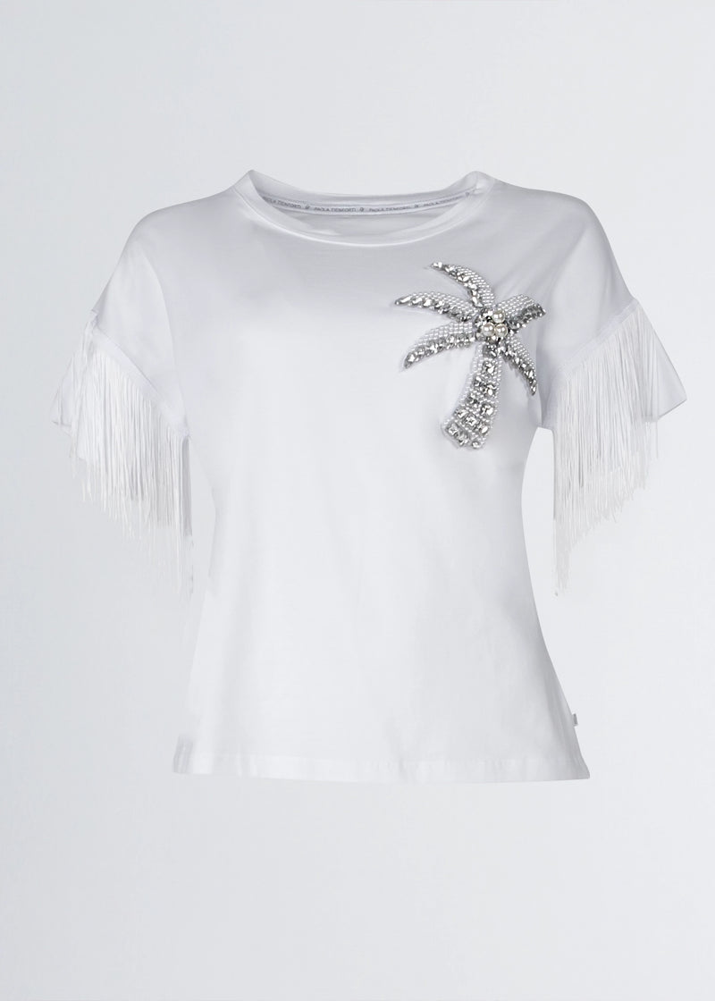 Paola T. T-shirt in cotone stretch Sottocosto
