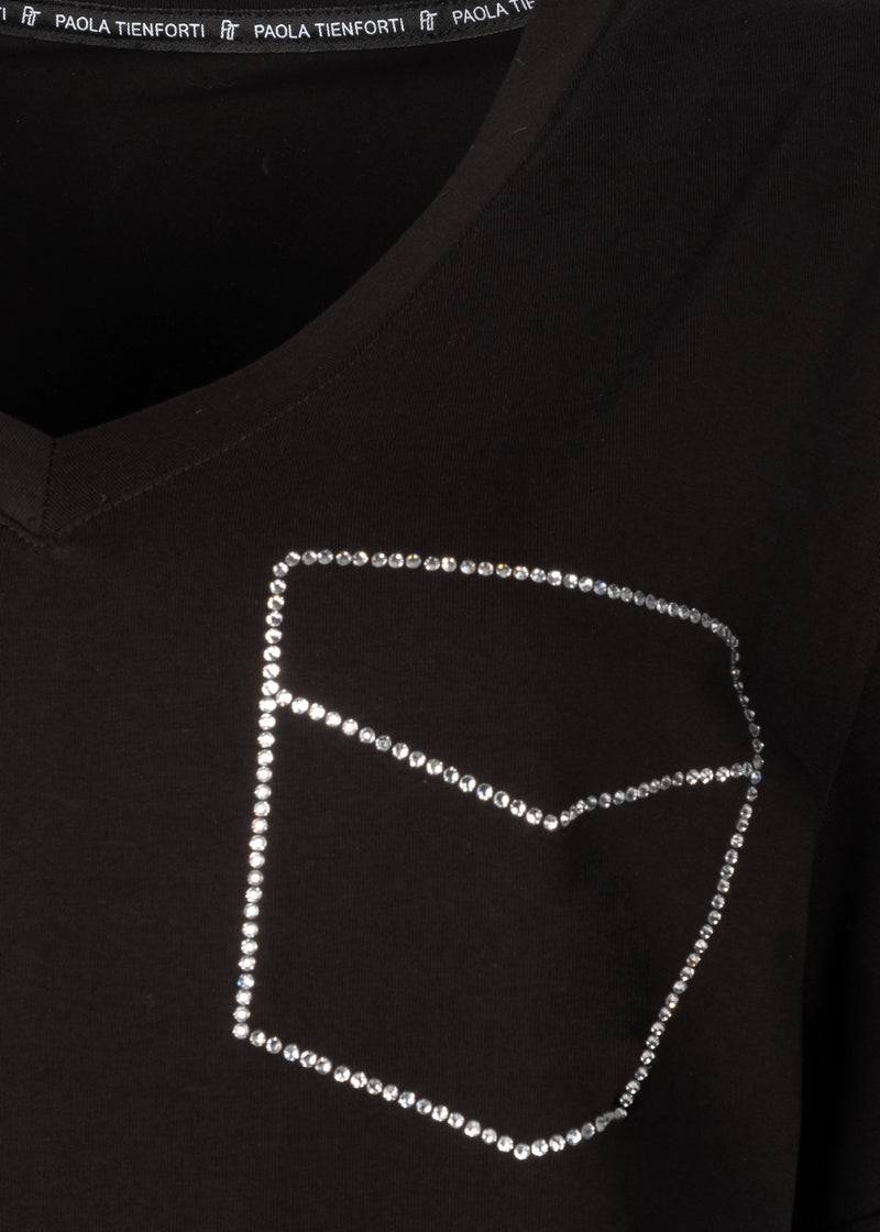 Paola T. T-Shirt in cotone stretch Outlet