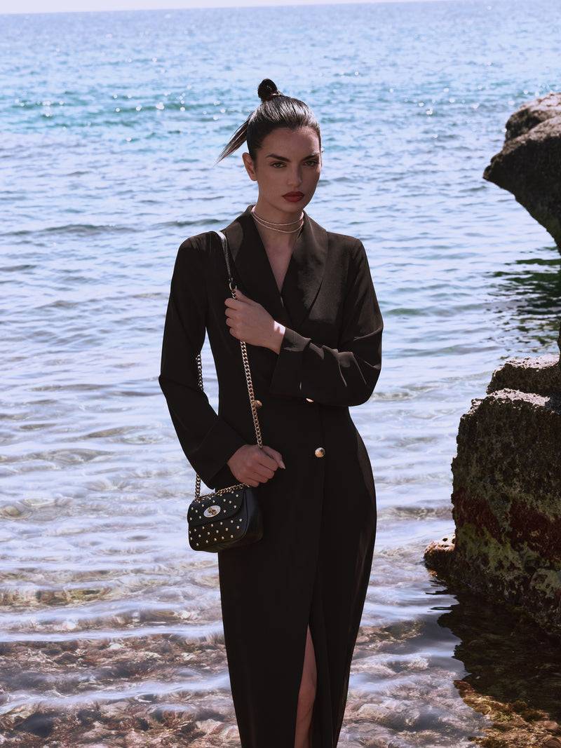 Paola T. Robe-manteau in cady fluid strech I Più Venduti
