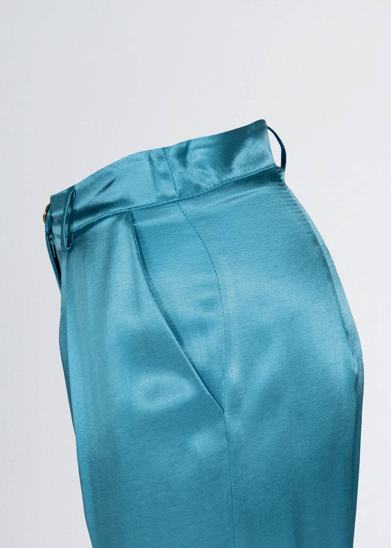 Paola T. Pantalone jogger in raso di viscosa Qualità