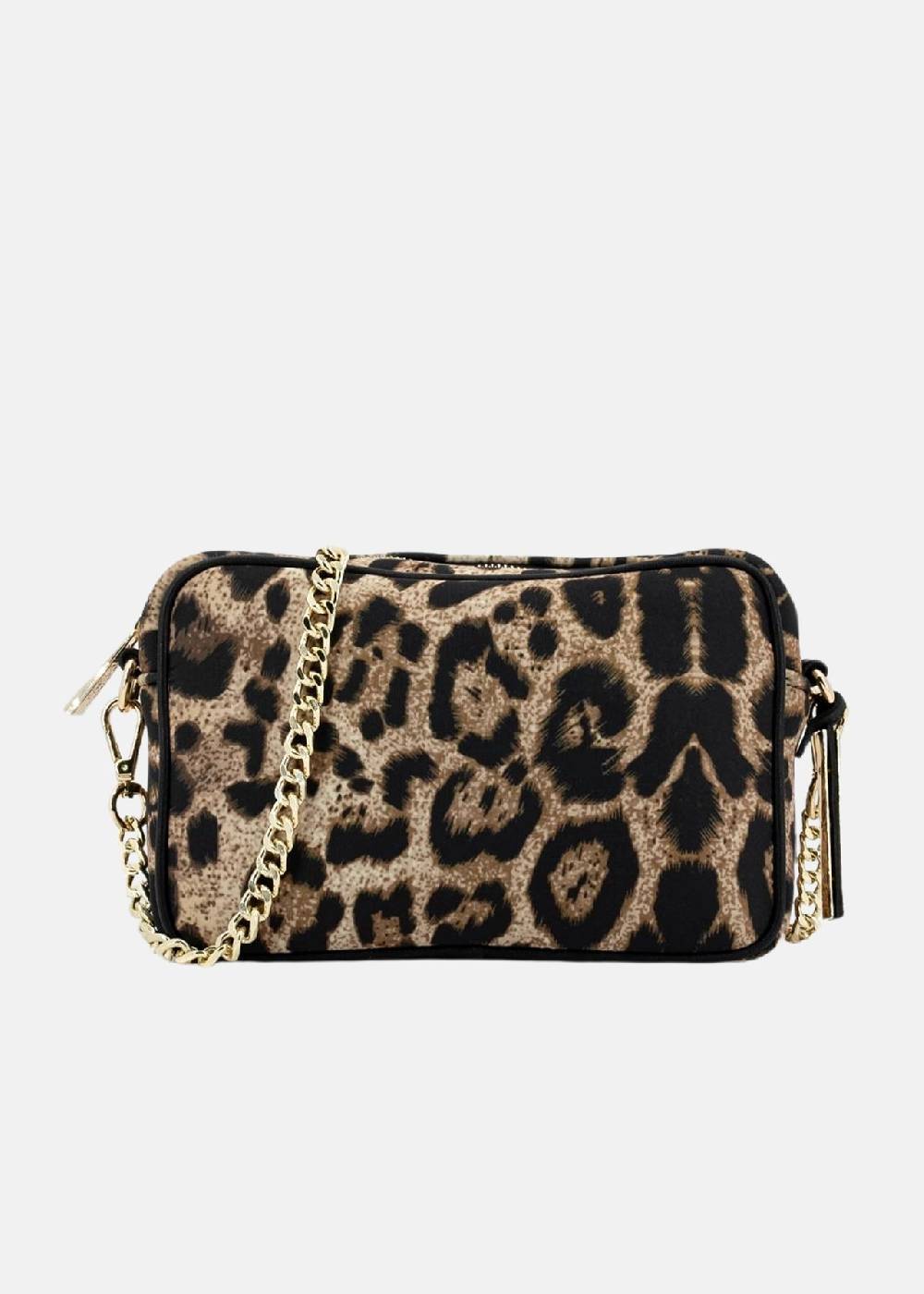 Paola T. Borsa a tracolla in neoprene con dettagli oro Offerta