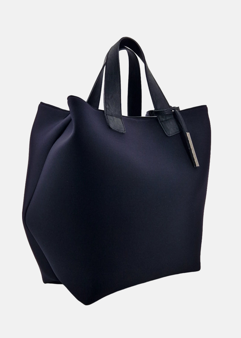 Paola T. Shopper in neoprene con pendente argento Online