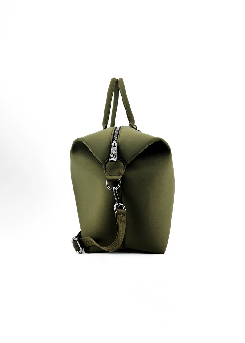 Paola T. Bauletto large in neoprene con dettagli argento Saldi