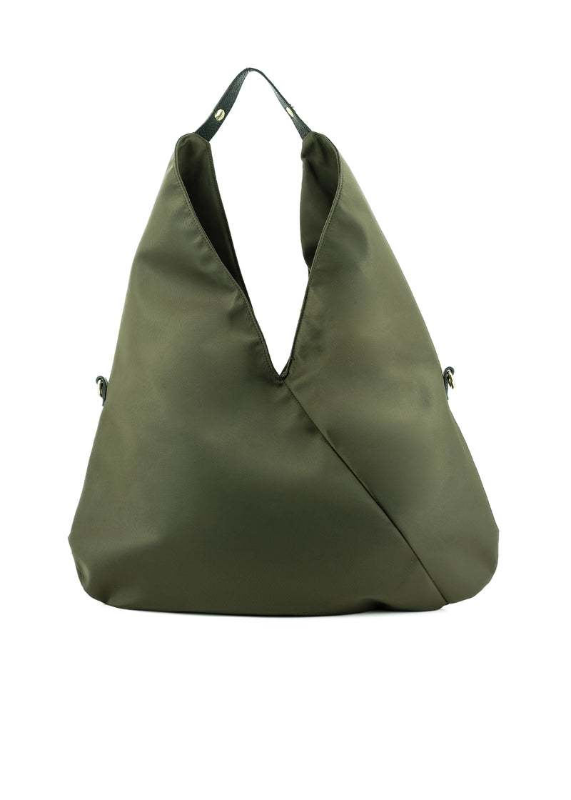 Paola T. Sacca hobo in nylon con dettagli oro Moda