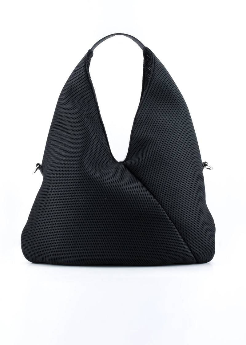 Paola T. Sacca hobo in traforato con dettagli argento Italy