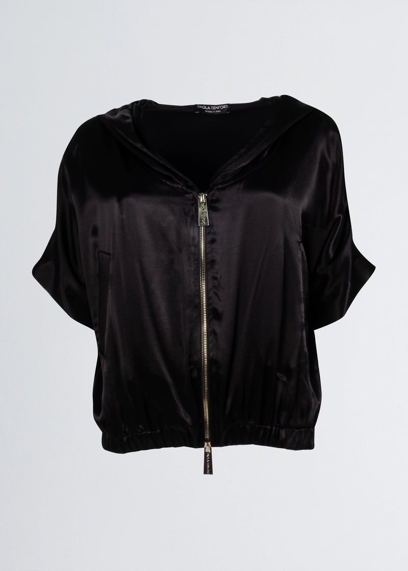 Paola T. Bomber in raso di viscosa Offerta