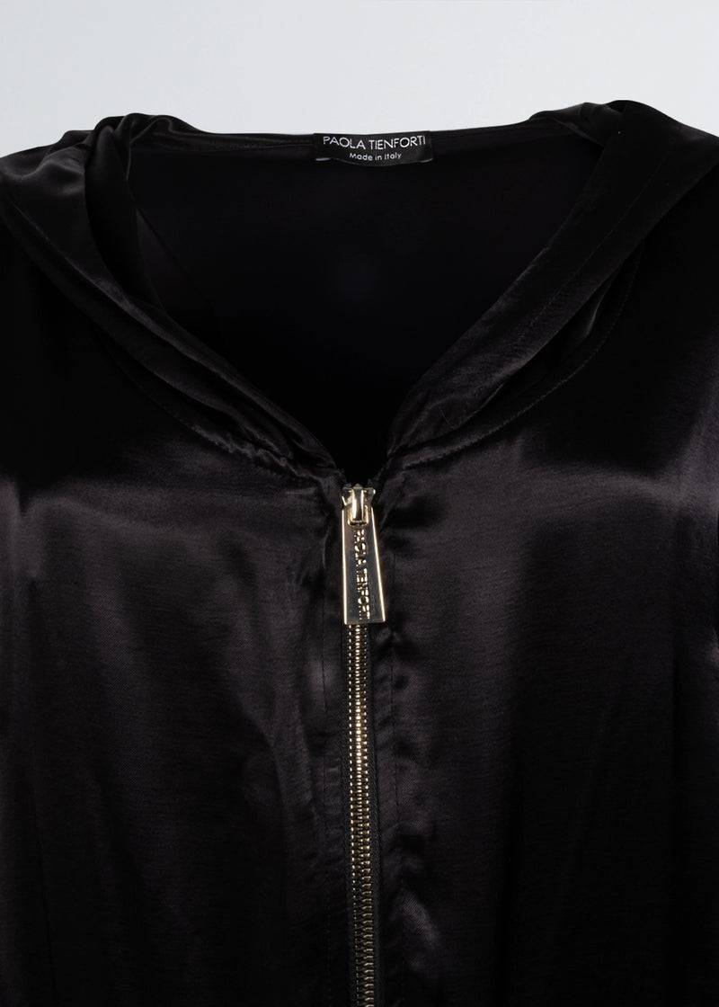 Paola T. Bomber in raso di viscosa Offerta