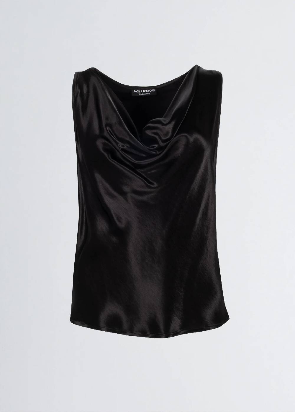 Paola T. Blusa scollatura morbida in raso Offerte