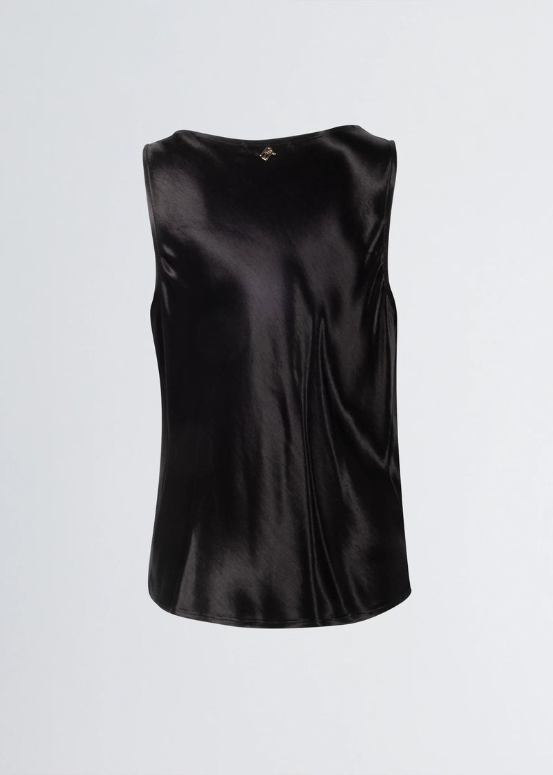 Paola T. Blusa scollatura morbida in raso Offerte