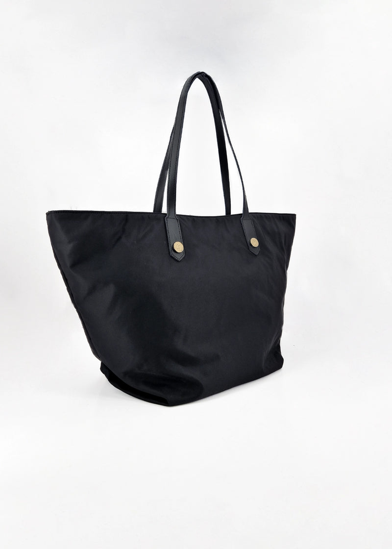 Paola T. Shopper in nylon con rivetti oro Hotsell