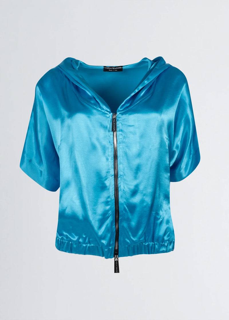 Paola T. Bomber in raso di viscosa In Linea