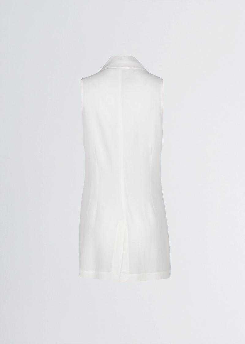Paola T. Gilet in lino e viscosa Negozi Online
