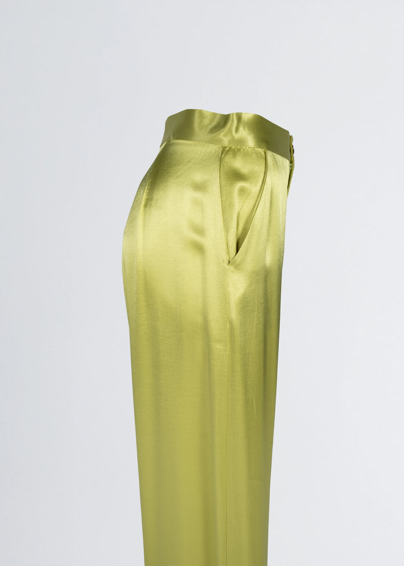 Paola T. Pantalone palazzo in raso di viscosa In Saldo