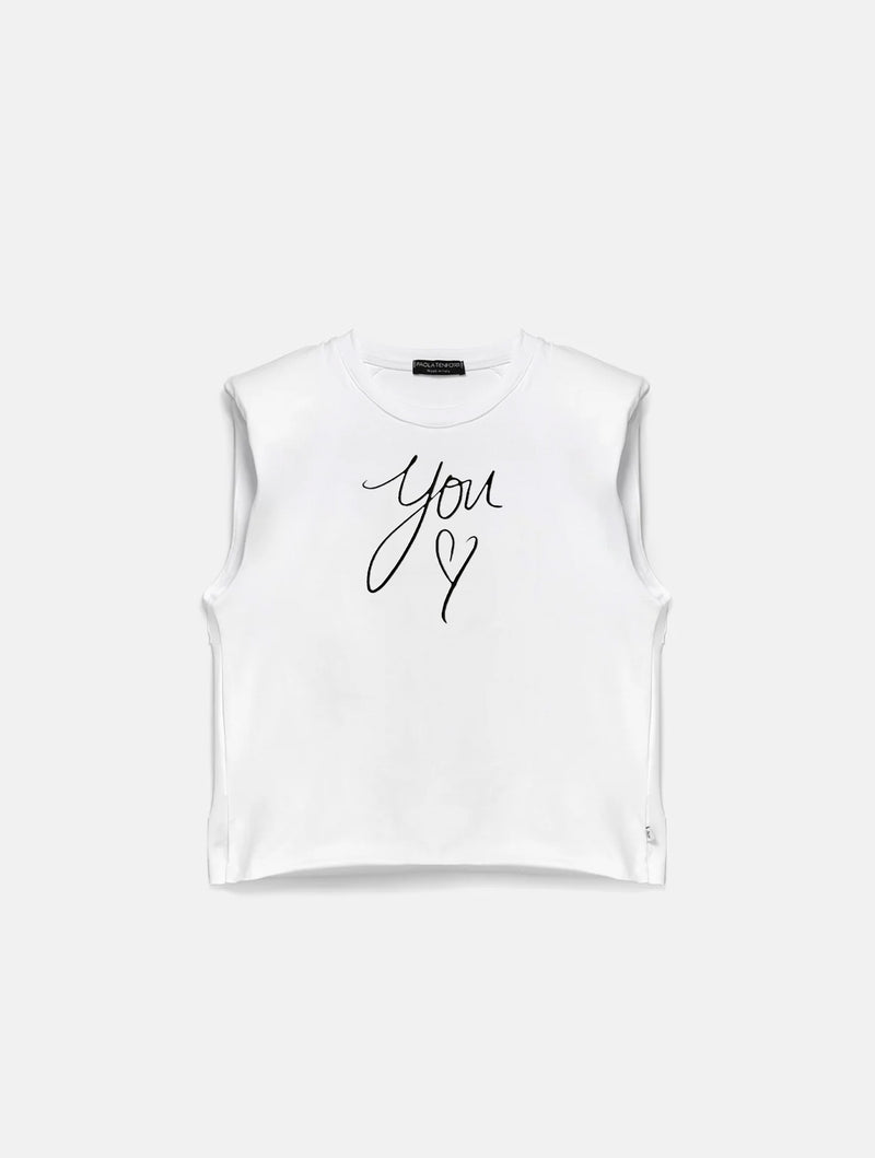 Paola T. T-shirt smanicata In Linea