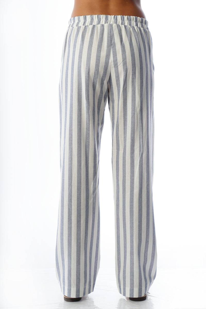 Paola T. Pantalone palazzo in puro cotone Promozione