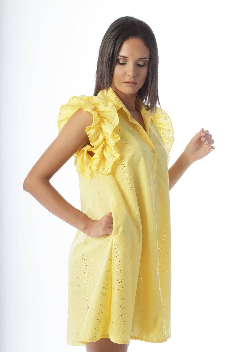 Paola T. Abito camicia in pizzo sangallo Negozi Online