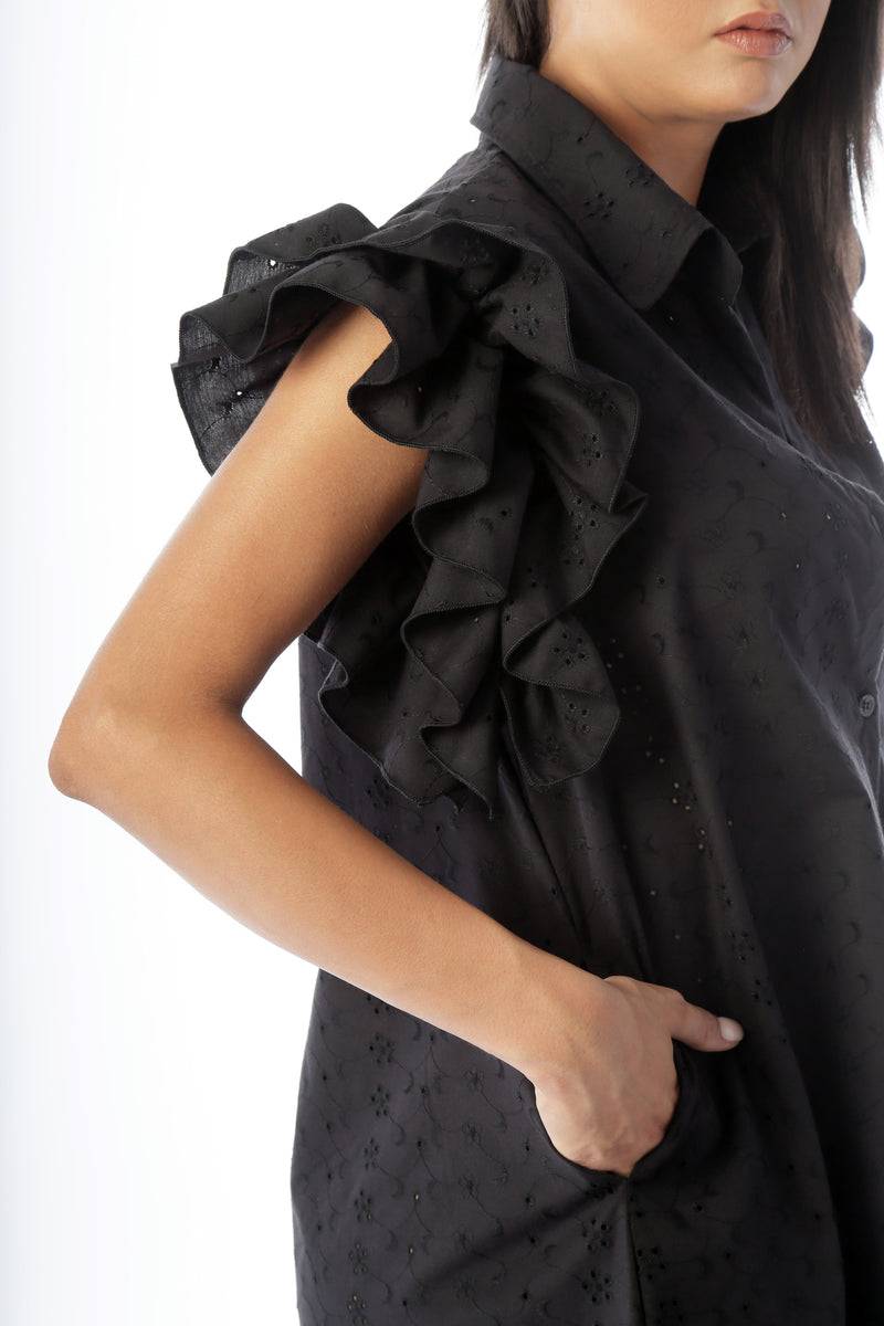 Paola T. Abito camicia in pizzo sangallo Acquista Ora