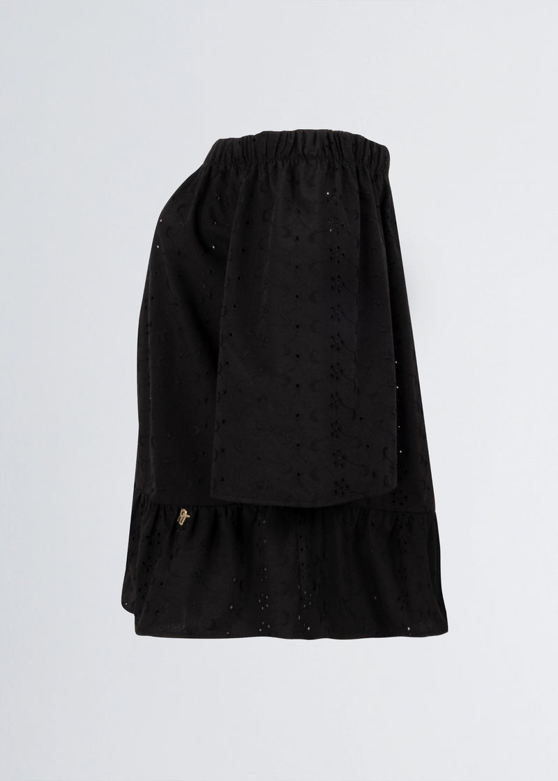 Paola T. Blusa in cotone sangallo Consegna Veloce