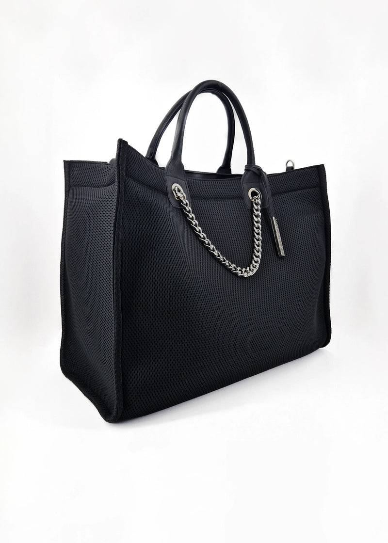 Paola T. Shopper large in traforato con dettagli argento I Più Venduti