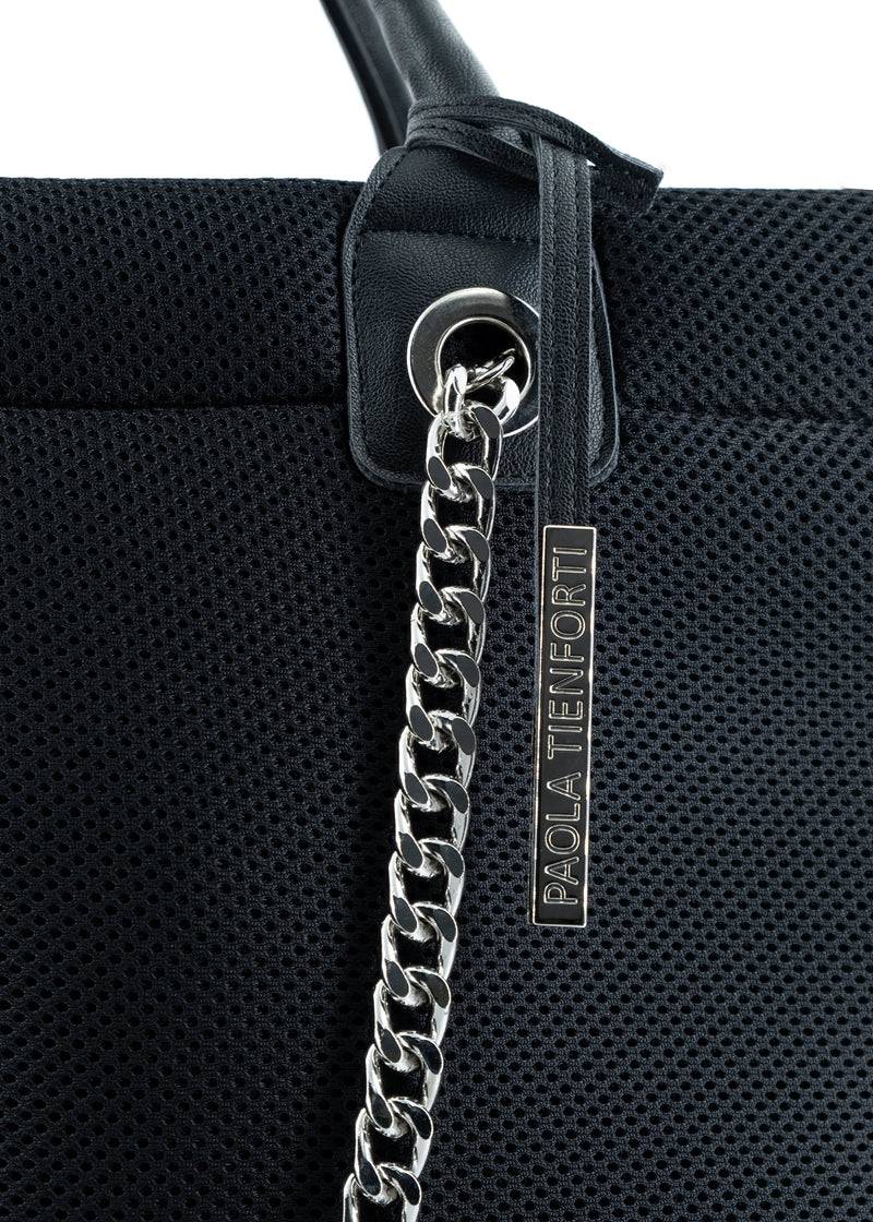 Paola T. Shopper large in traforato con dettagli argento I Più Venduti