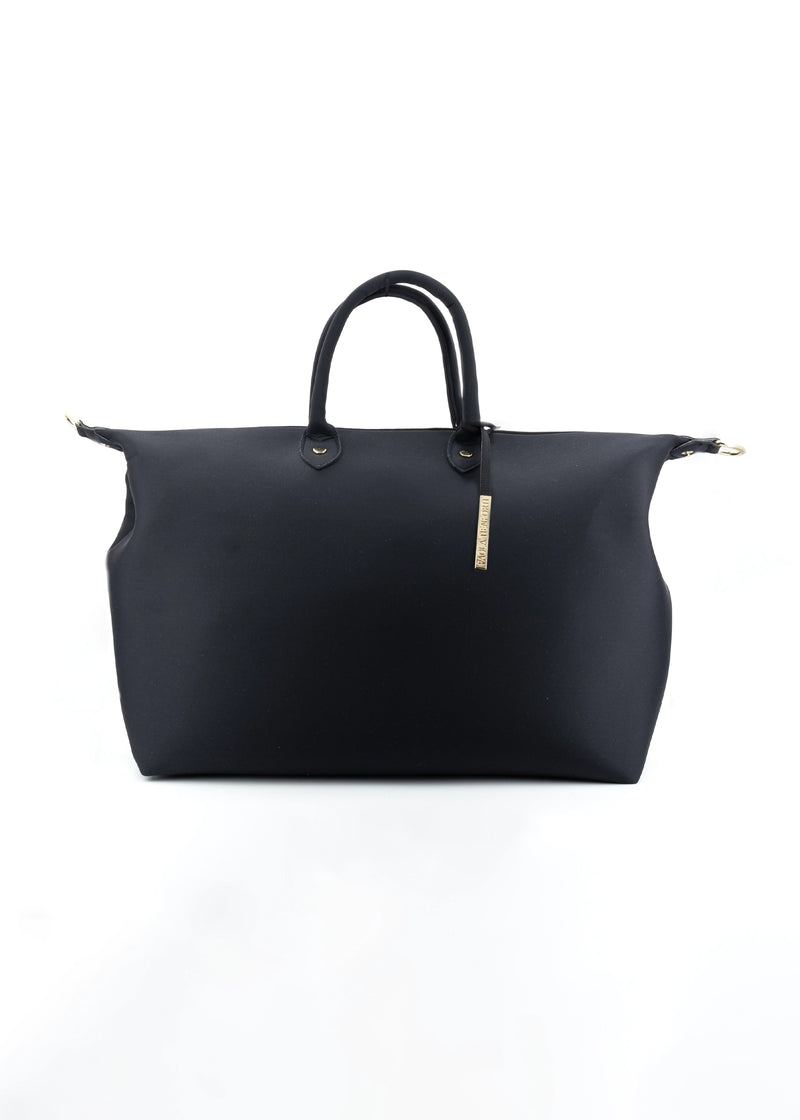 Paola T. Bauletto large in neoprene con dettagli oro In Saldo