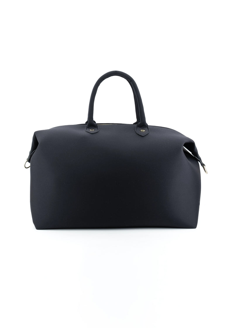 Paola T. Bauletto large in neoprene con dettagli oro In Saldo