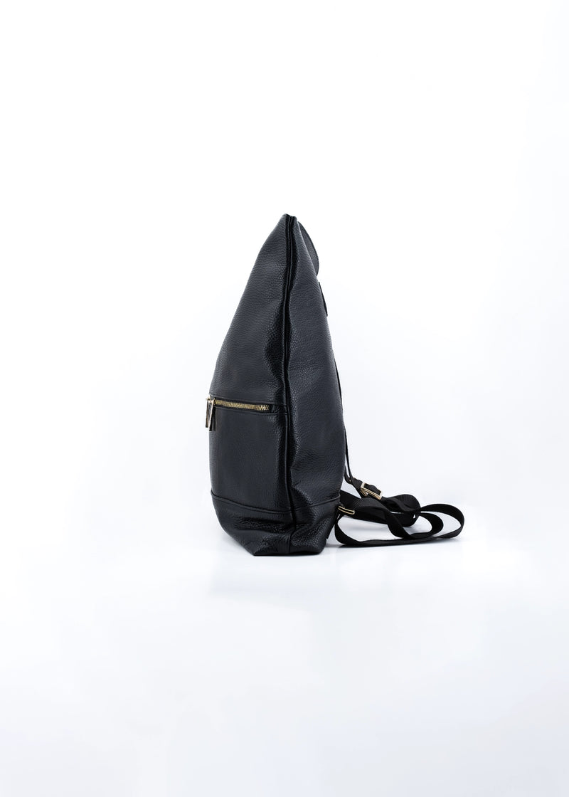 Paola T. Zaino in pelle con dettagli oro Moda