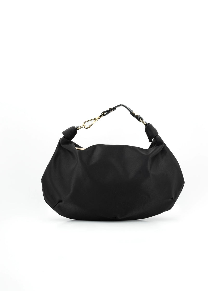 Paola T. Borsa a sacca in nylon con dettagli oro Negozi Online