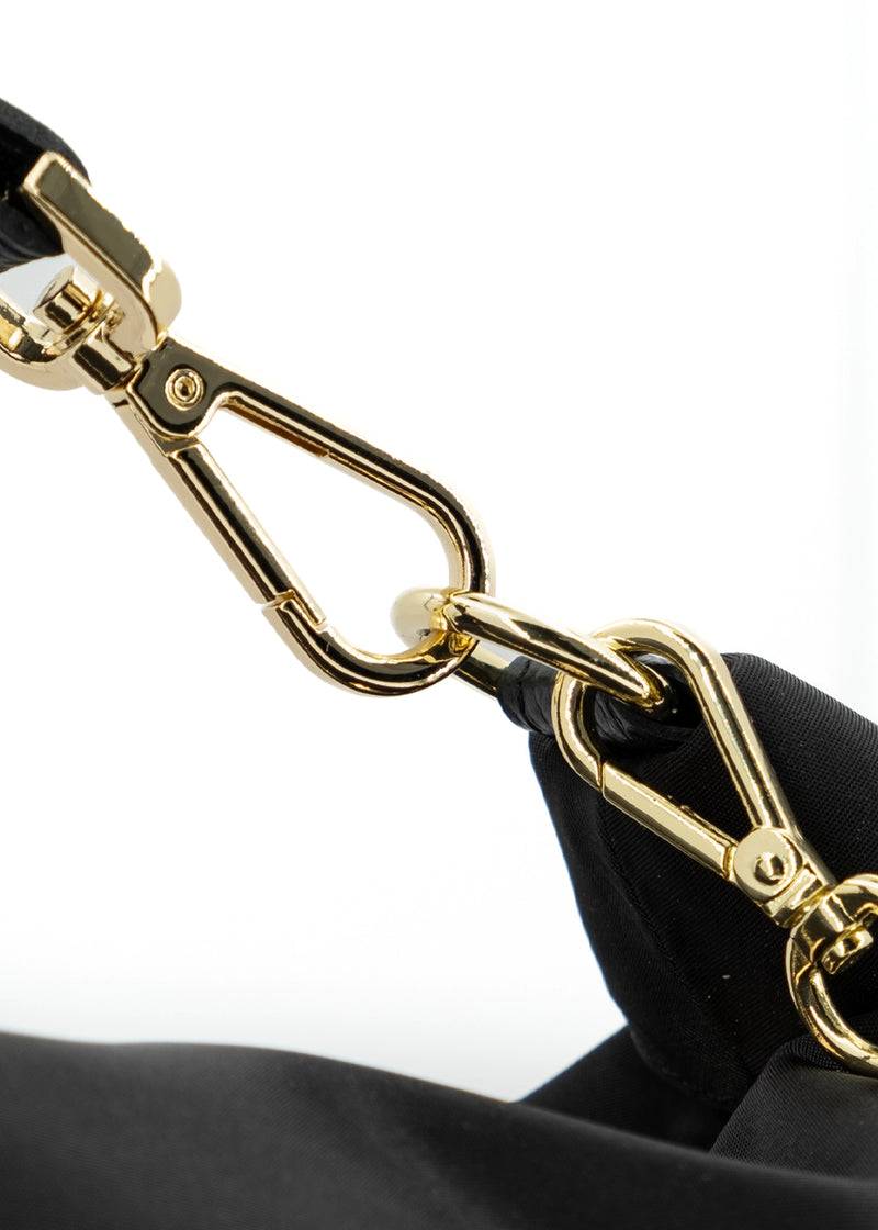Paola T. Borsa a sacca in nylon con dettagli oro Negozi Online