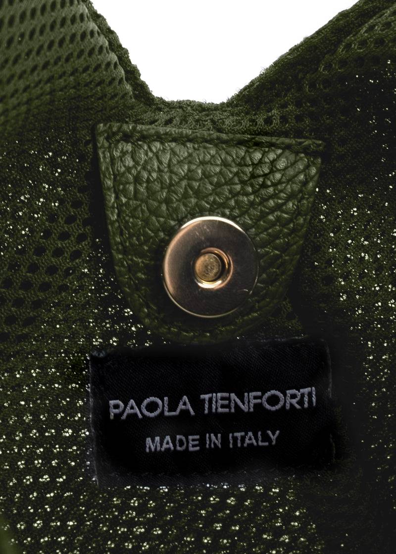 Paola T. Sacca hobo in traforato con dettagli oro Convenienza