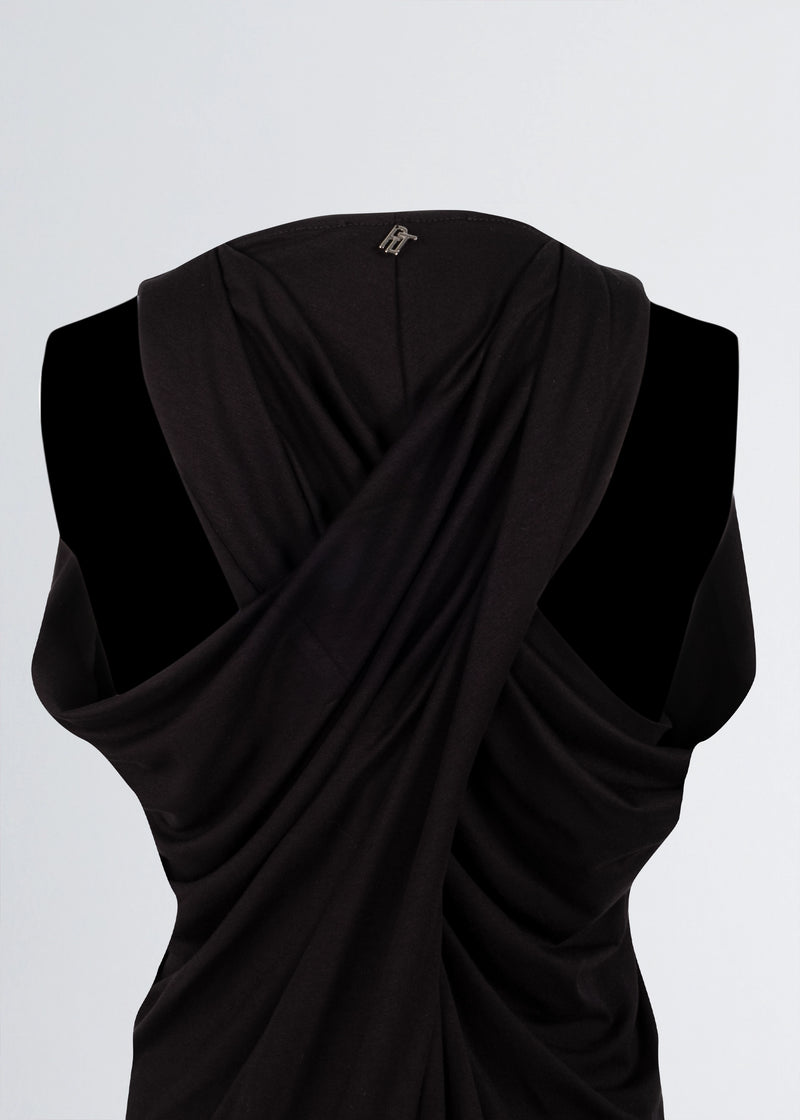 Paola T. Abito lungo jersey di viscosa Saldi