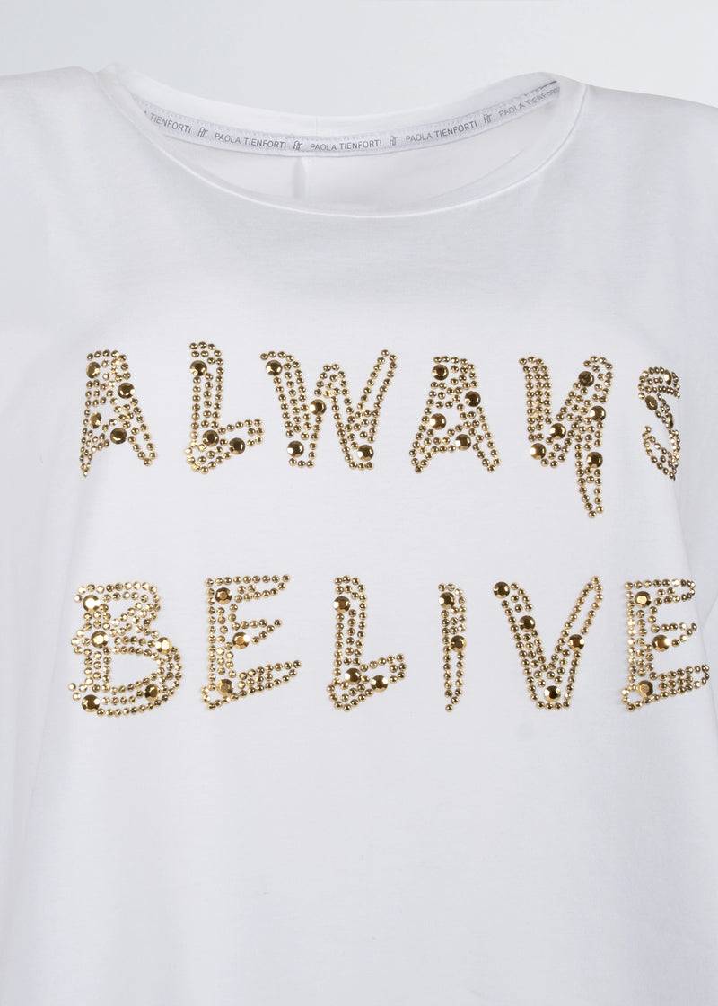Paola T. T-shirt in cotone stretch In Linea