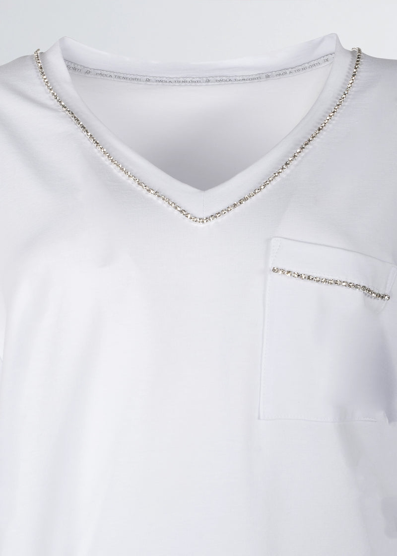 Paola T. T-Shirt in cotone stretch Promozione
